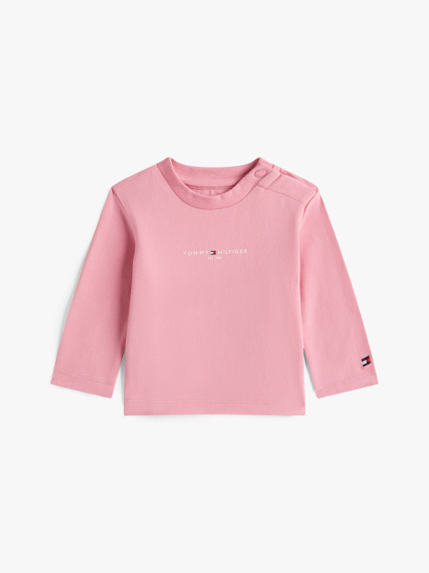 Pink Logo Long Sleeve T-Shirt  Newborn