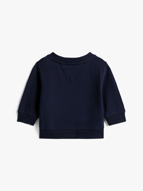 Blue Hilfiger Flag Colour-Blocked Relaxed Sweatshirt  Newborn