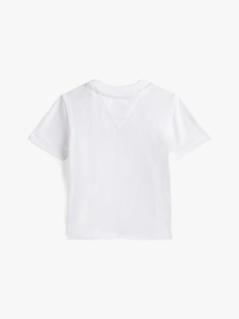 White Leopard Print Short Sleeve Tee  Newborn