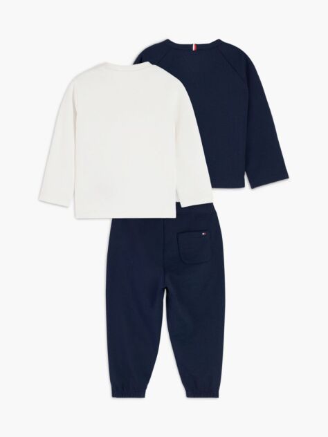 Blue Relaxed Long Sleeve T-Shirt Three-Piece Outfit  Newborn