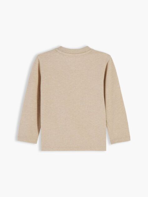 Beige Logo Long Sleeve T-Shirt  Newborn