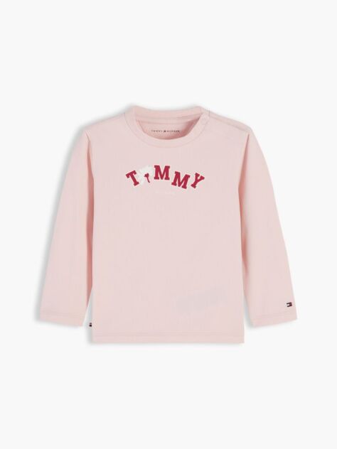 Pink Logo Long Sleeve T-Shirt  Newborn