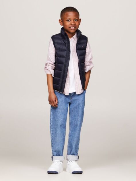 Blue Essential Flag Padded Vest  Kids Unisex