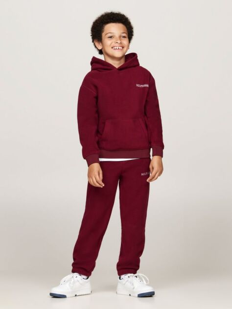 Red Hilfiger Monotype Polar Fleece Hoody  Kids Unisex