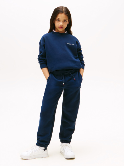 Blue Logo Cuffed Joggers  Kids Unisex