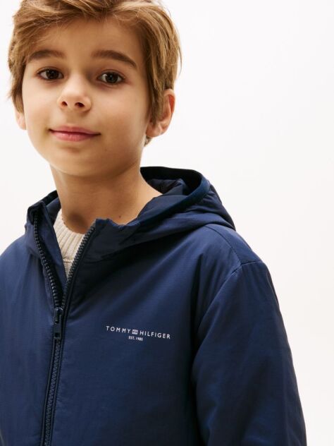 Blue Ultra Light Padded Packable Jacket  Kids Unisex