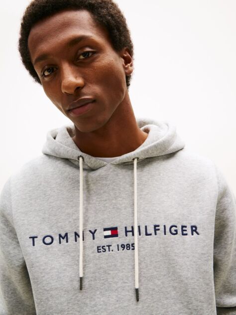 Grey TOMMY LOGO HOODY  Men