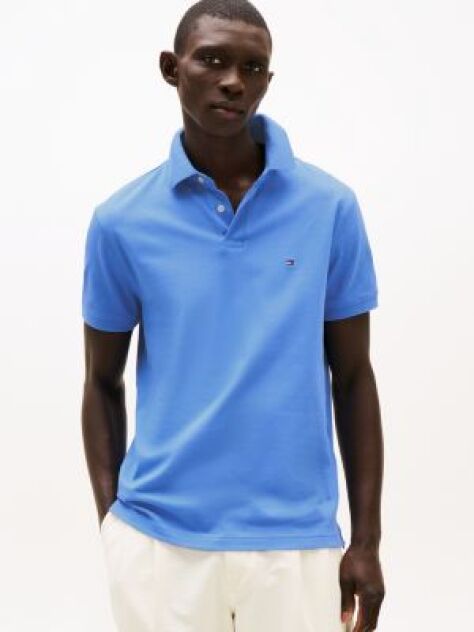Blue 1985 Collection Regular Fit Pique Polo  Men