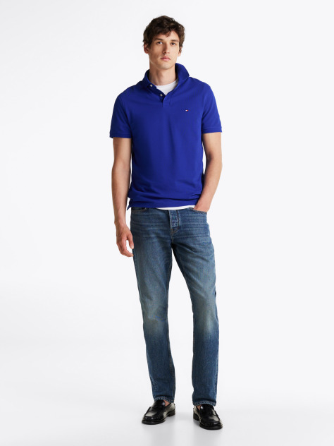 Blue 1985 Collection Regular Fit Pique Polo  Men