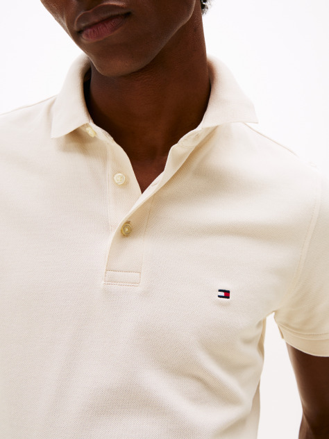 Beige 1985 Collection Slim Fit Pique Polo  Men