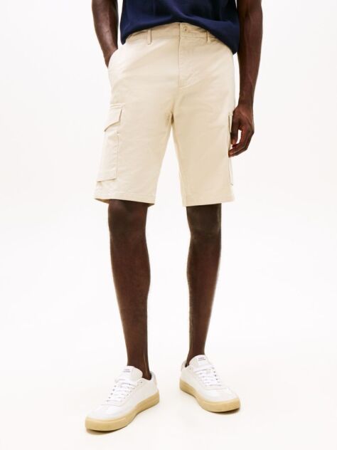 Beige 1985 COLLECTION TWILL CARGO SHORTS  Men