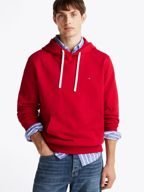 Red Flag Embroidery Terry Hoody  Men