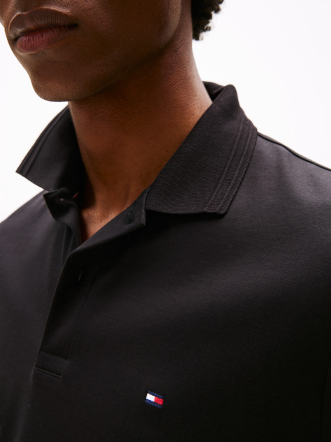 Black Luxury Interlock Regular Polo Shirt  Men