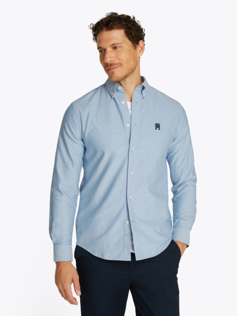 Blue Heritage Regular Fit Oxford Shirt  Men