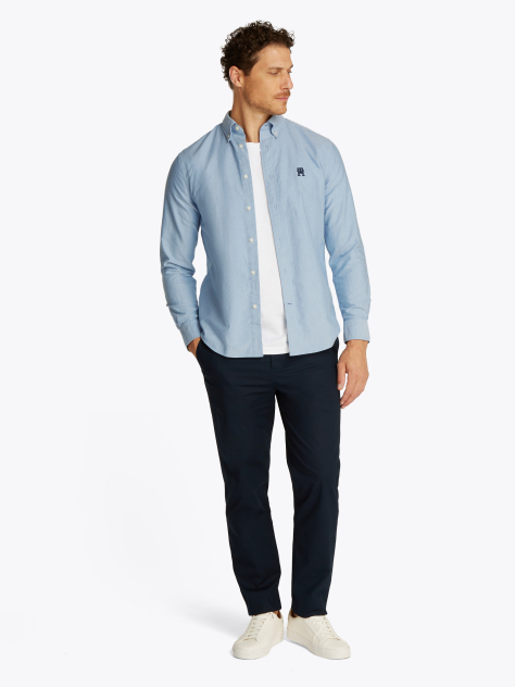 Blue Heritage Regular Fit Oxford Shirt  Men