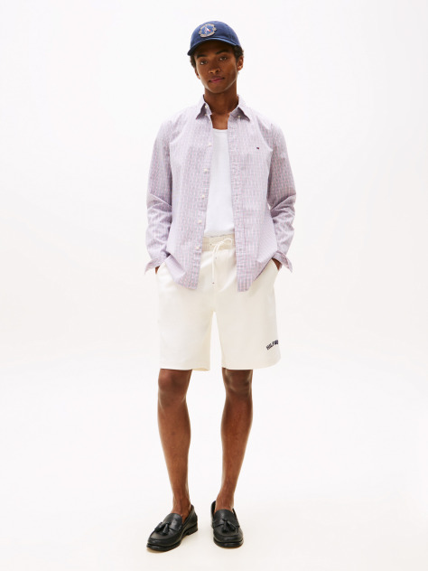 Multi Flex Poplin Small Tartan Shirt  Men