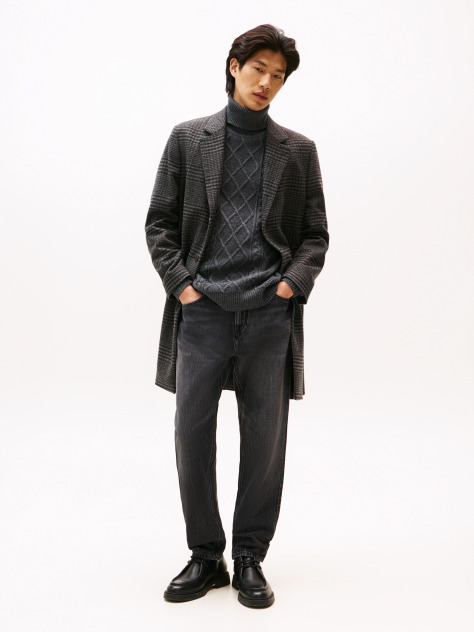 Grey Harlem Regular Tapered Leg Jeans  Men