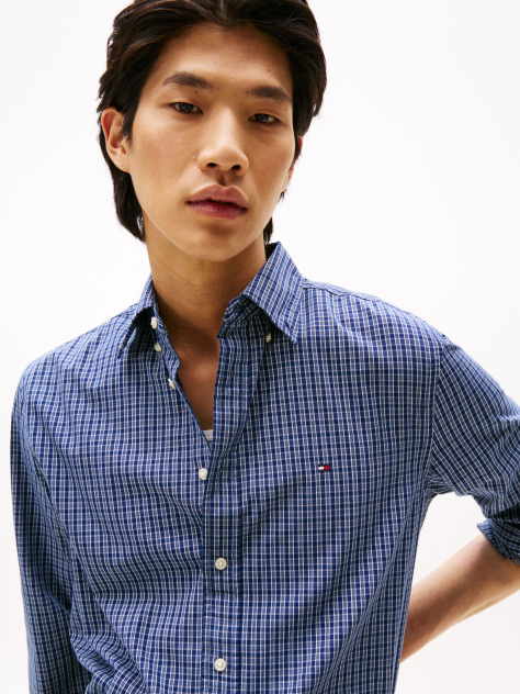 Multi TH Flex Regular Fit Tartan Shirt  Men