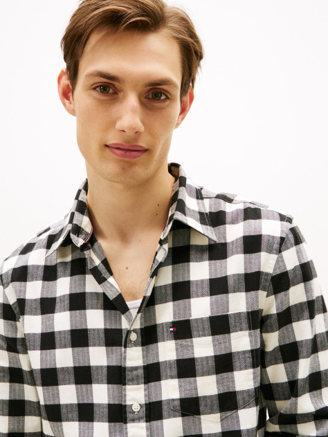Multi Tonal Buffalo Check Regular Shirt  Men