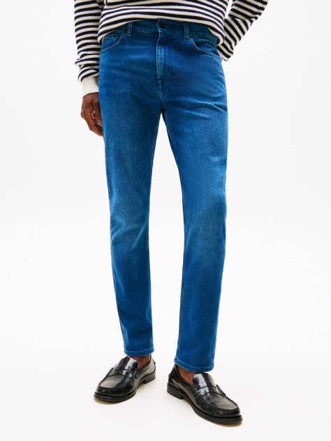 Blue Faded Slim Jeans  Men