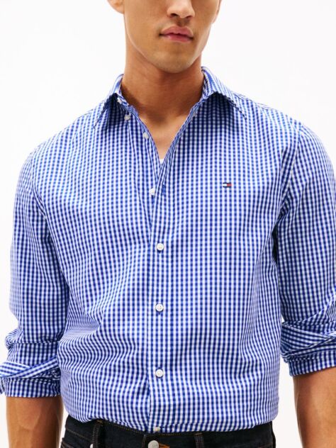 Multi TH Flex Regular Fit Gingham Shirt  Men