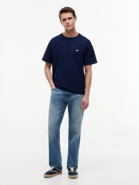 Blue Flag Raglan Sleeve Relaxed Jersey T-Shirt  Men