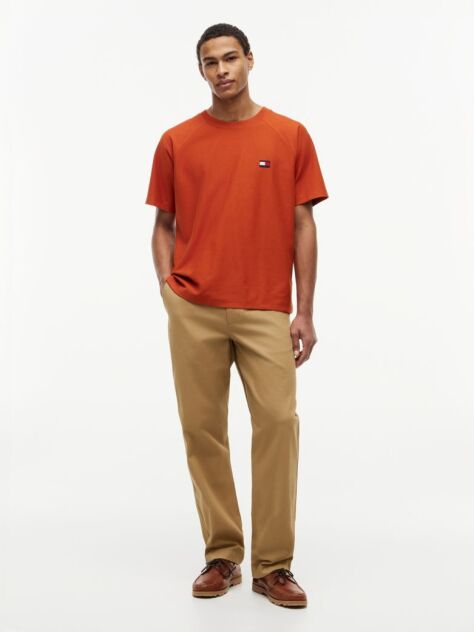 Orange Flag Raglan Sleeve Relaxed Jersey T-Shirt  Men