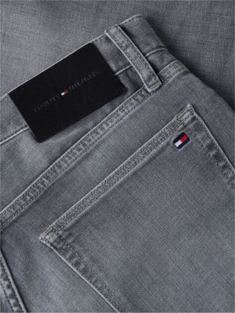 Grey Bleecker Faded Slim Jeans  Men