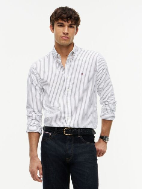 Multi Regular Fit Flex Stripe Shirt  Men