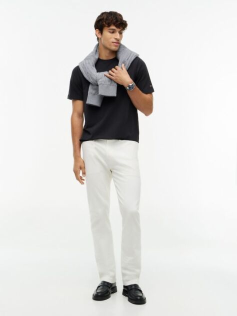 Black Performance Flex Peached Terry T-Shirt  Men
