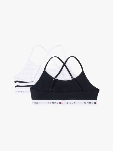 Multi 2-Pack Crossover Strap Print Bralettes  Girls