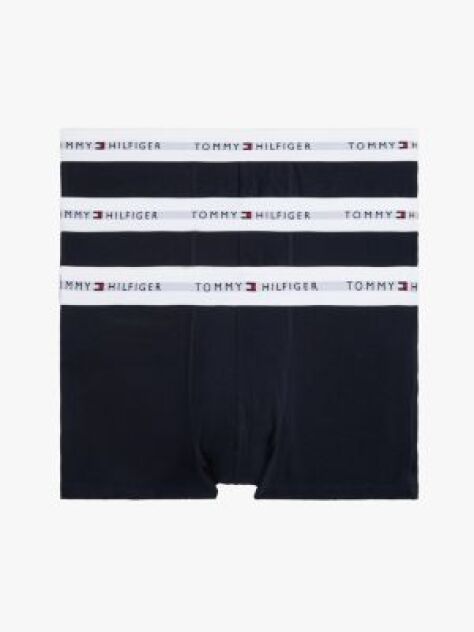 Blue 3-Pack Logo Trunks  Men
