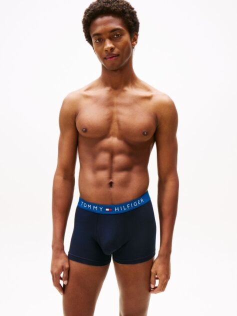 Multi 3-Pack TH Original Logo Waistband Trunks  Men