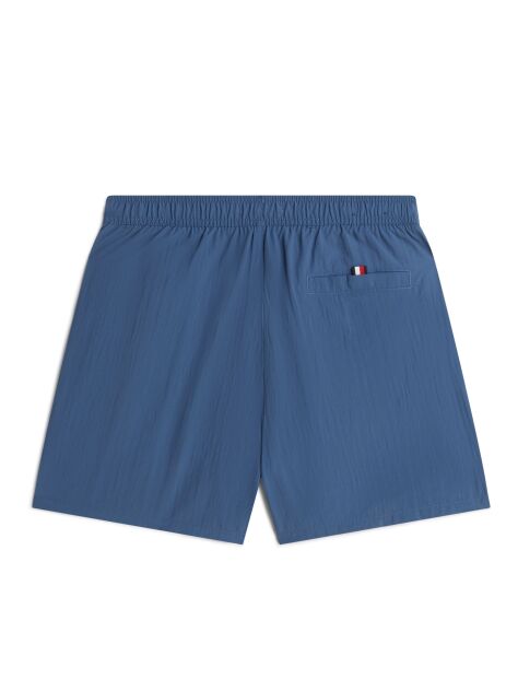 Blue Original Logo Mid Length Swim Shorts  Men