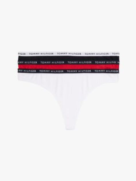 Multi 3-Pack Logo Waistband Thongs  Women