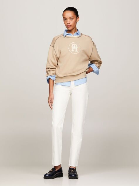 White Classics High Rise Fitted Straight White Ankle Jeans  Women