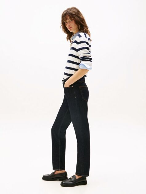 Blue Classics Mid Rise Straight Jeans  Women