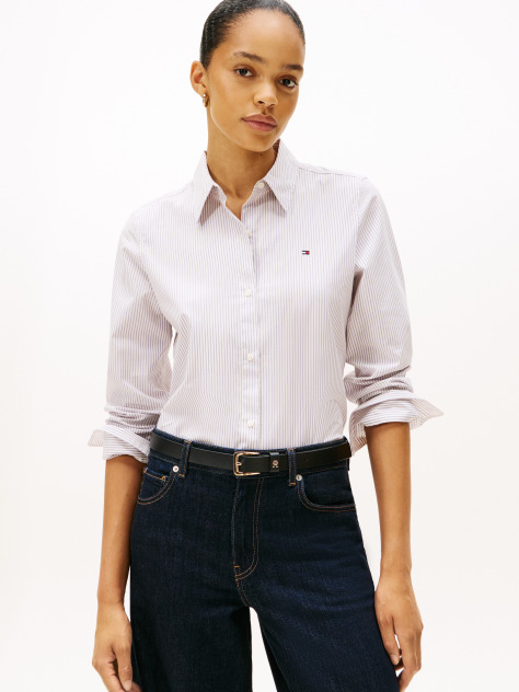 Multi Regular Fit Poplin Shirt  Women