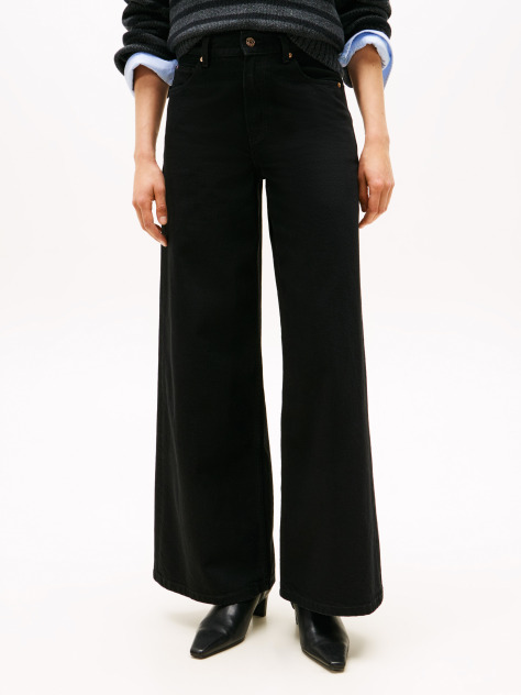Black 7s High Rise Wide Leg Black Jeans  Women