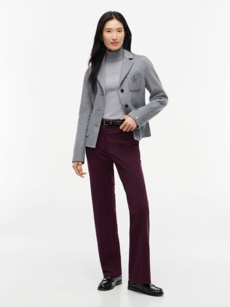Red Travel Slim Bootcut Trousers  Women