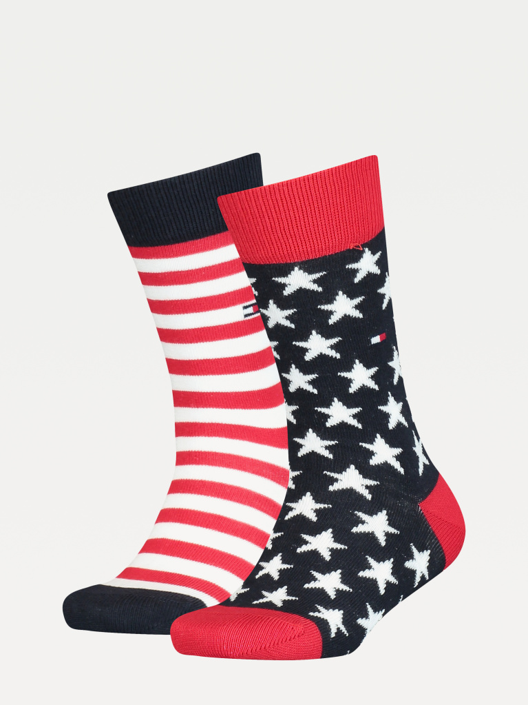 Multi TH Kids Sock 2-Pack Stars And Stripes  Kids Unisex