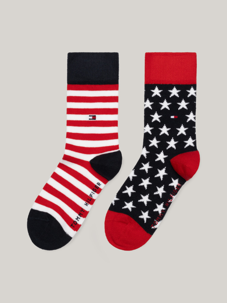 Multi TH Kids Sock 2-Pack Stars And Stripes  Kids Unisex