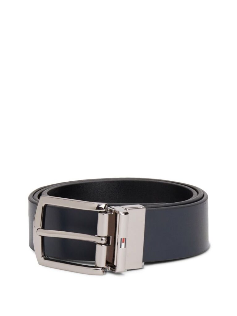Blue Reversible Leather Belt  Men