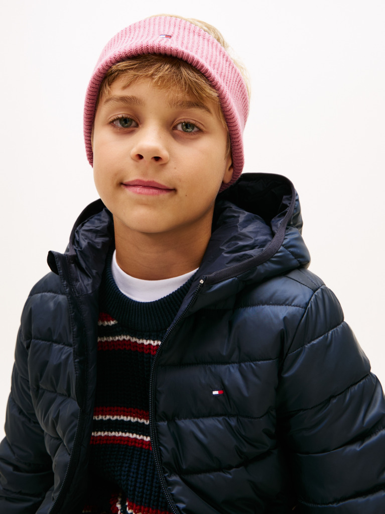 Pink Essential Kids' Twist Flag Headband  Kids Unisex