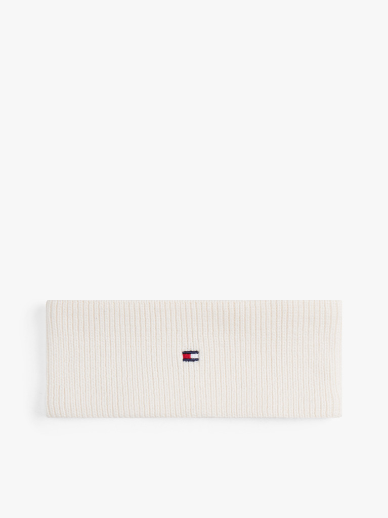 White Essential Kids' Twist Flag Headband  Kids Unisex