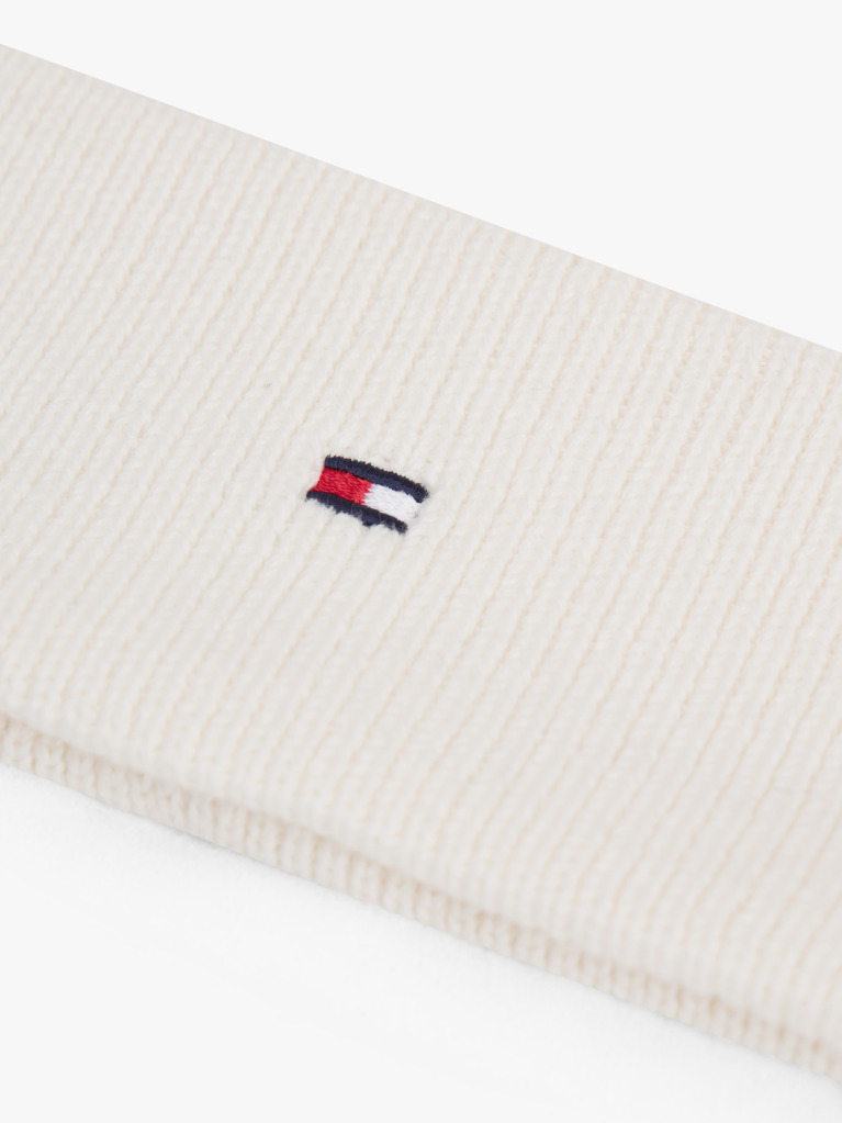 White Essential Kids' Twist Flag Headband  Kids Unisex