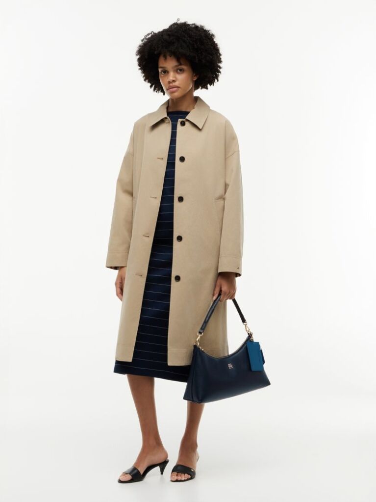 Blue Hilfiger Icon Pebble Grain Shoulder Bag  Women