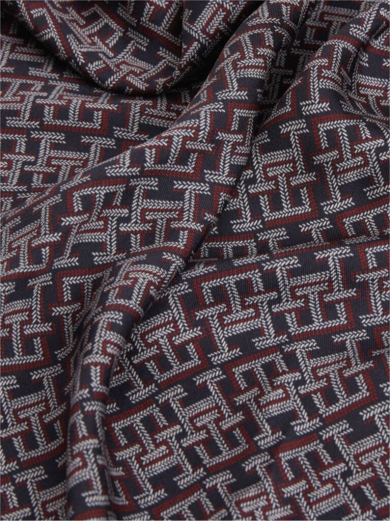 Multi TH Monogram Pure Silk Square  Women