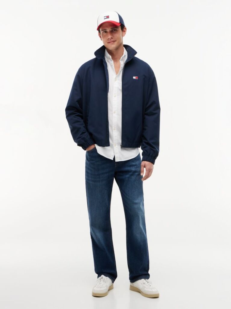 White Stretch Organic Cotton Slim Fit Shirt  Men
