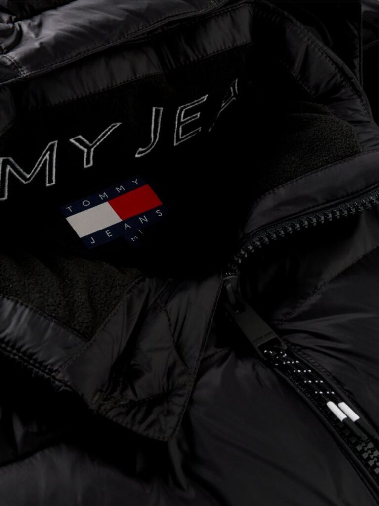 Black Water Repellent Down Jacket  Men